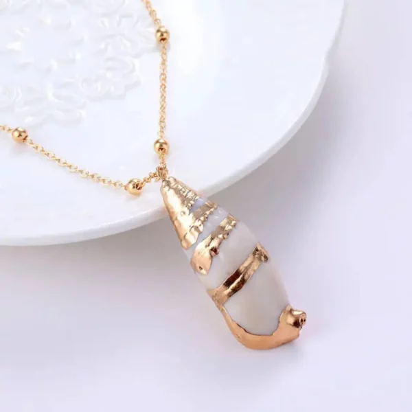 Chaine coquillage 1 Chaine pendentif coquillage