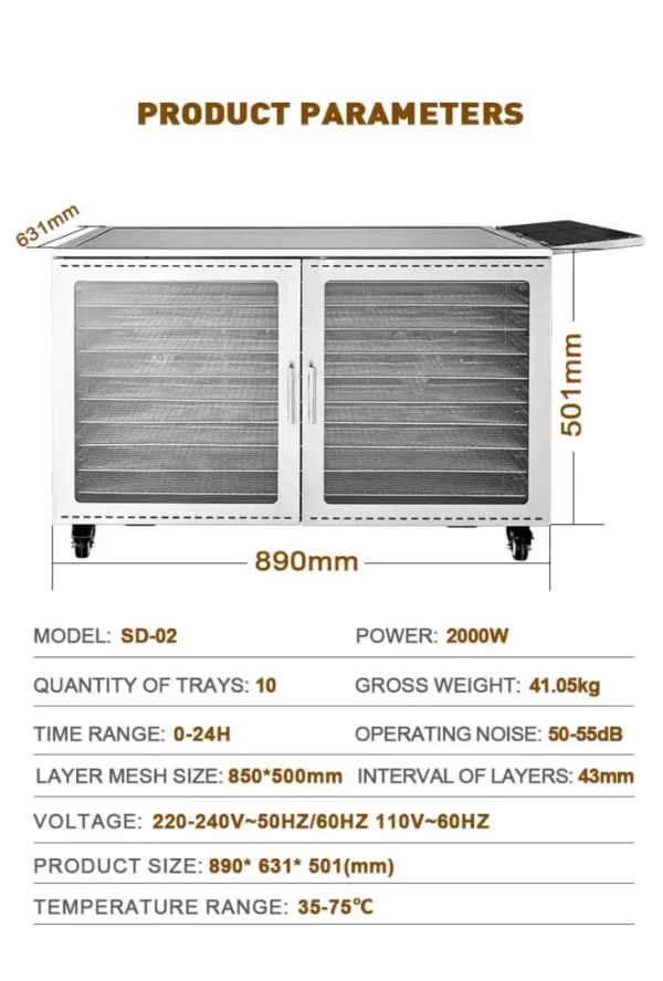 déshydrateur hybride