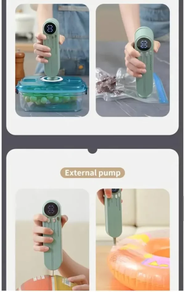 SCELLEUSE SOUS-VIDE / GONFLEUR 2 EN 1