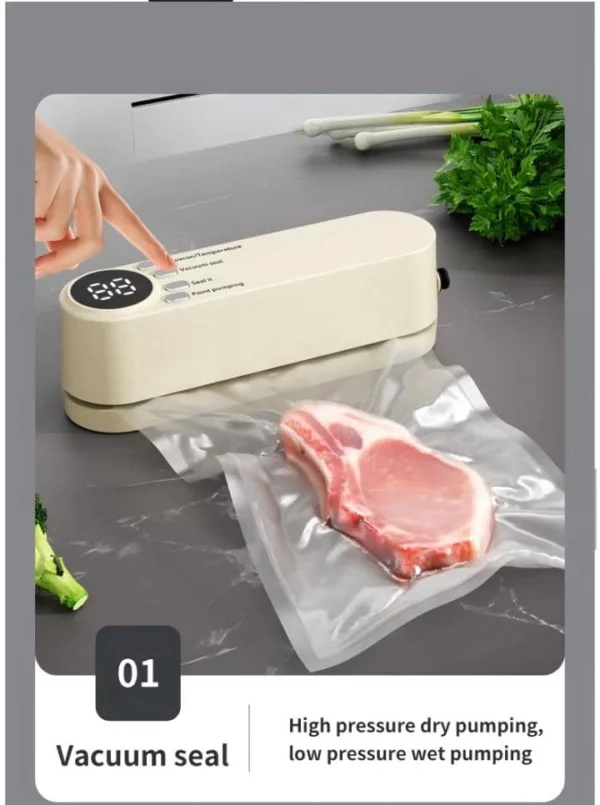 SCELLEUSE SOUS-VIDE / GONFLEUR 2 EN 1